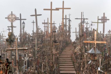 Haçlar Tepesi (Kryziu kalnas), Litvanya 'nın kuzeyinde ünlü bir hac mekanı..