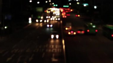 Odak Bokeh arka plan trafik