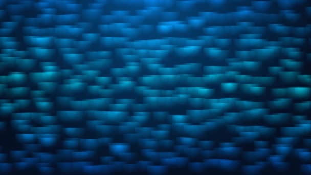 Bleu abstrait boucle mouvement arrière-plan — Video