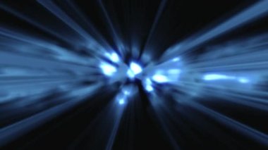 Işık ışınları ile bir soyut su sahnenin ilmekledi animasyon