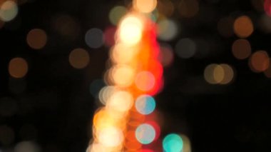 dışarı-in odak çekim gece trafik