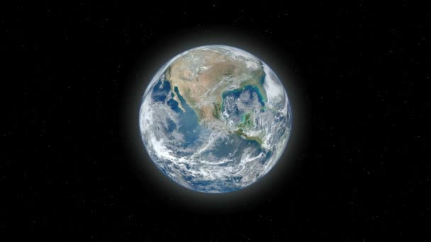 地球变焦缓慢 — 图库视频影像
