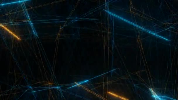 Fondo de movimiento de rayos de luz fractal — Vídeos de Stock