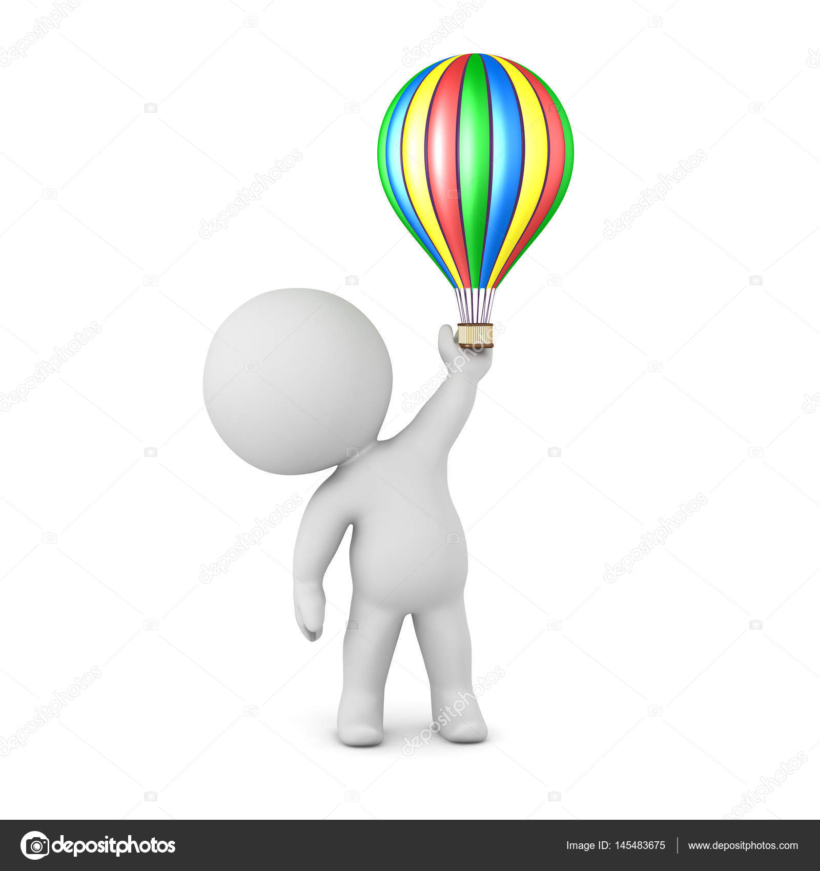 small hot air balloon