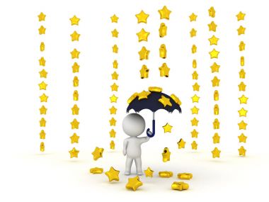 yıldız yağıyor iken 0538 3d karakter holding şemsiye
