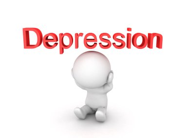 3d karakter depresyon ile mücadele
