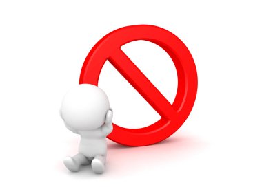  Büyük kırmızı yanındaki 3D karakter hiçbir sembol vurguladı