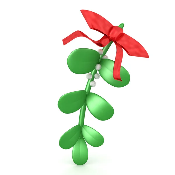3D Rendering of mistletoe — Stock Photo, Image