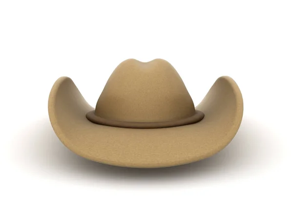 3D vykreslování kovbojského klobouku — Stock fotografie