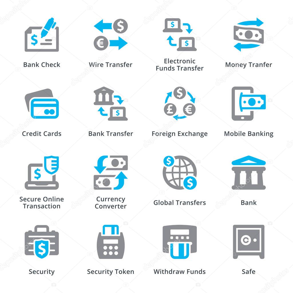 Personal & Business Finance Icons Set 3 - Sympa Series