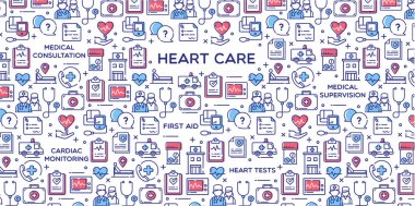 Heart Care Vector Illustration clipart