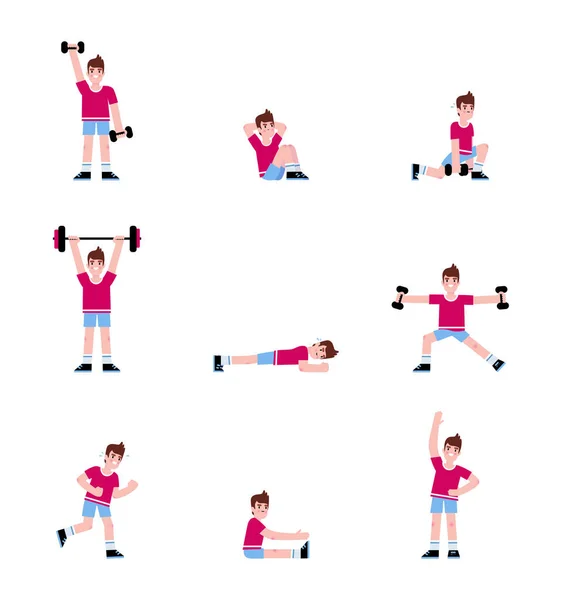 Entrenamiento de resistencia imágenes de stock de arte vectorial |  Depositphotos