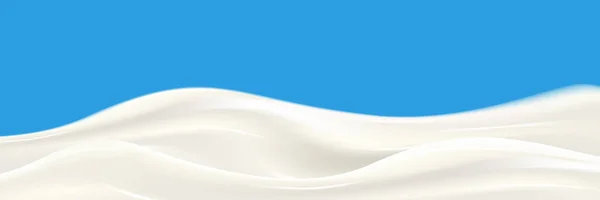 Milk wave vector illustration — Stock Vector