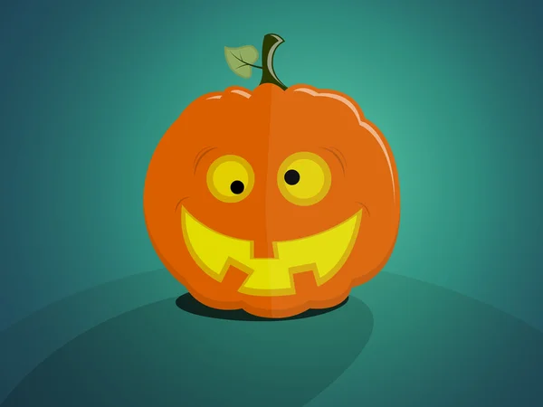 Folle citrouille d'Halloween — Image vectorielle