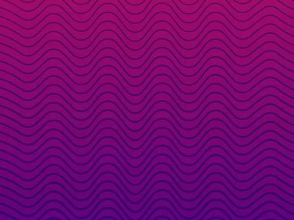 Onda rayada fondo violeta con gradiente rico en color — Vector de stock