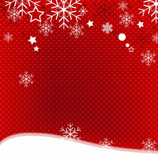 Snowflake Background Design — Stock Vector