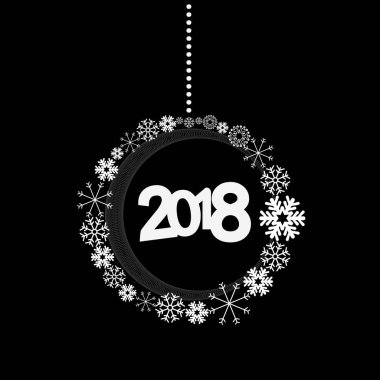 kar tanesi ile yılbaşı tebrik kartı