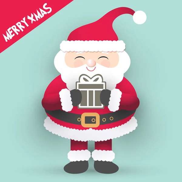 Cute Santa Claus — Stock Vector