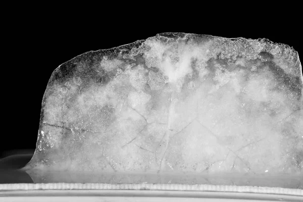 Висока Контрастність Танення Льоду 243 — стокове фото