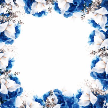 Şaşırtıcı kelebek ve çiçek