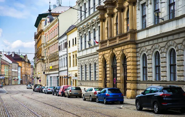 Olomouc történelmi nevezetességei — Stock Fotó