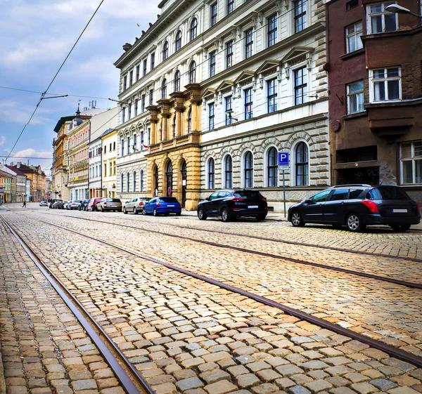 Olomouc történelmi nevezetességei — Stock Fotó