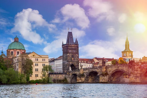 Prag Çek Cumhuriyeti 'nin başkentidir. — Stok fotoğraf