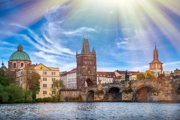 Praga é a capital da República Checa — Fotografia de Stock