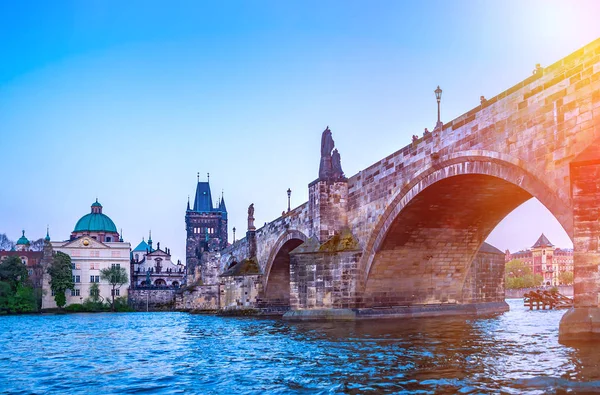 Praga é a capital da República Checa — Fotografia de Stock