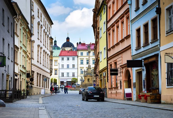 Olomouc történelmi nevezetességei — Stock Fotó