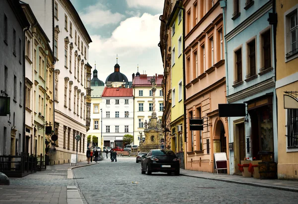 Olomouc történelmi nevezetességei — Stock Fotó