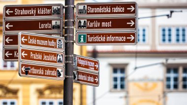 Yol işaretleri Prag