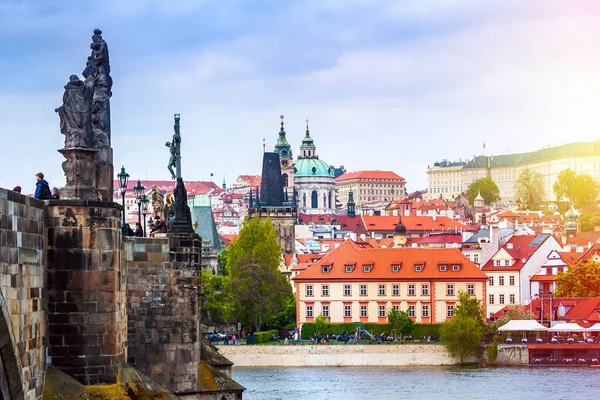 Відомих історичних пам'яток Праги — стокове фото