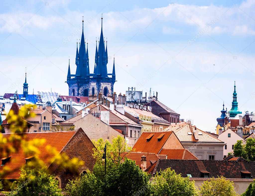famous Prague historical sights
