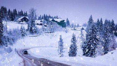 Noel Kış Manzarası