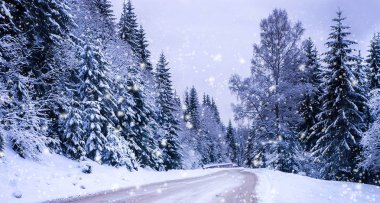 Noel Kış Manzarası