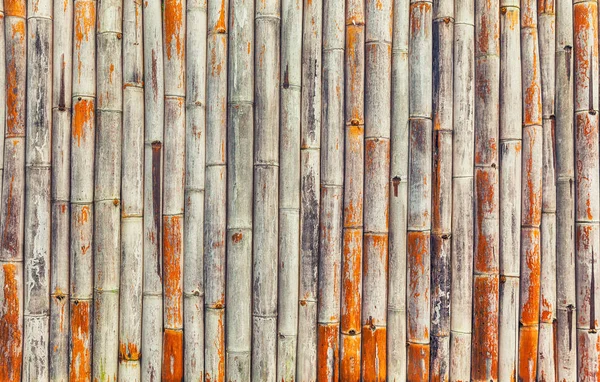 오래 된 대나무 울타리 배경 — 스톡 사진