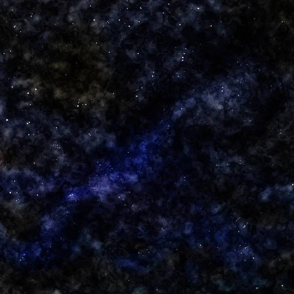 青い宇宙の星雲 — ストック写真
