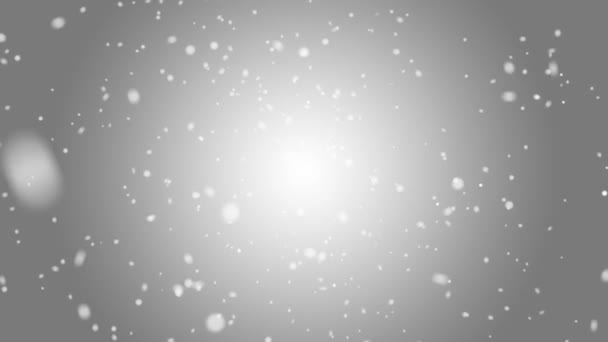 Anello neve in caduta — Video Stock