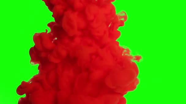 Falling red Ink — Stock Video