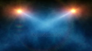 Duman ile soyut ışık spot