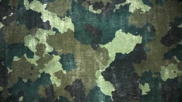 Camouflage militaire achtergrond — Stockvideo