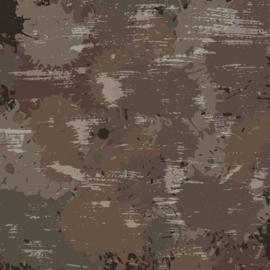 vektör askeri kamuflaj deseni kahverengi renklerde