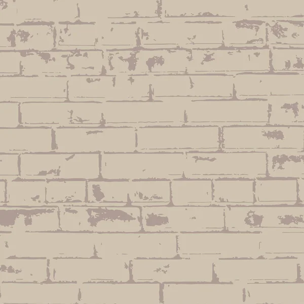 Baksteen muur textuur vectorillustratie, Lamb patroon — Stockvector