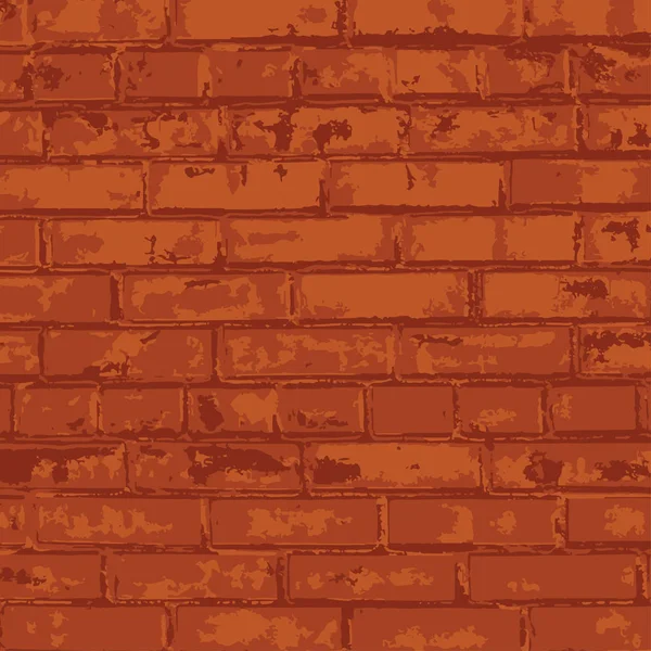 Vetor tijolo parede textura ilustração, padrão de tijolo — Vetor de Stock