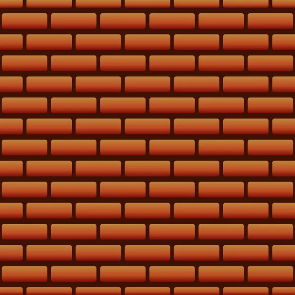 Texture de mur de brique sans couture vectorielle, motif de mur de brique — Image vectorielle