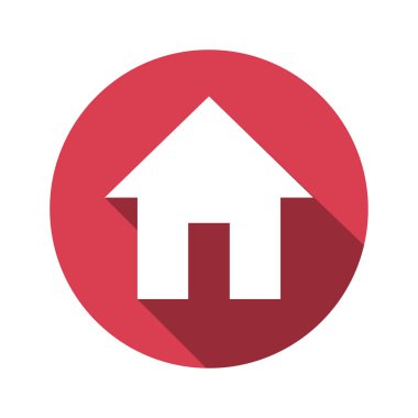 ev düz tasarım simge vektör çizim