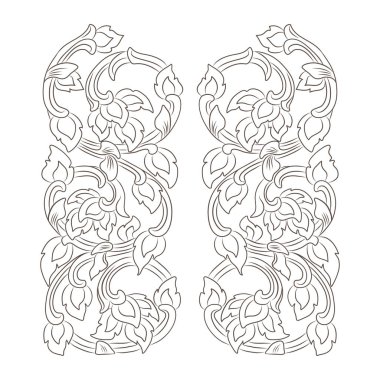 geleneksel Tay süsleme 