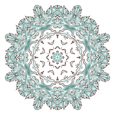 Mandala, vintage dekoratif öğe