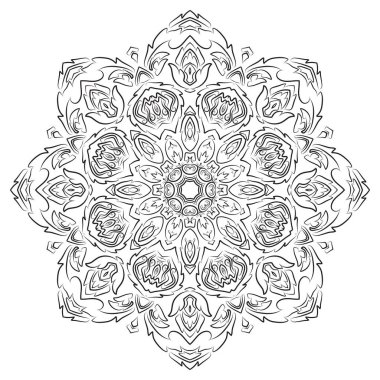 Mandala, vintage dekoratif öğe